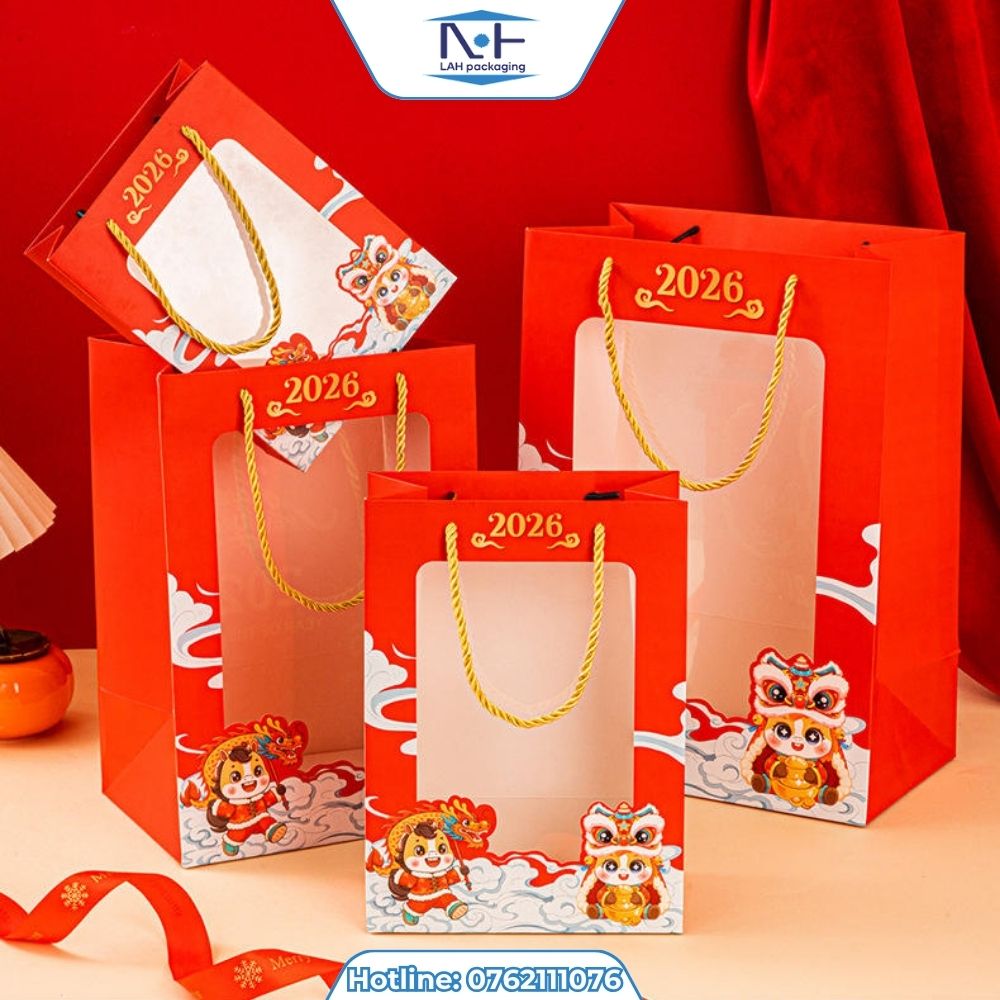 Túi Giấy Có Quai In Logo Theo Yêu Cầu | Túi Kraft Có Quai Giá Tốt - Ảnh 2